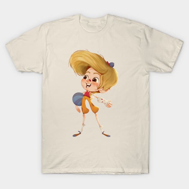 Playful Kid T-Shirt by Jéssica Ribeiro